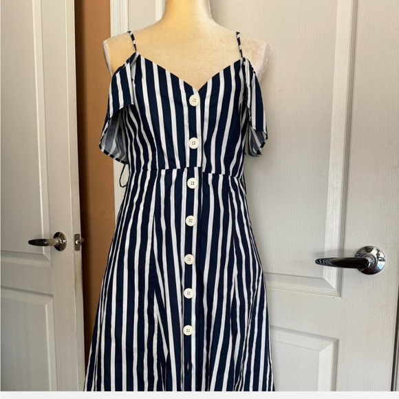 ZARA STRIPED DRESS - Picture 4 of 7